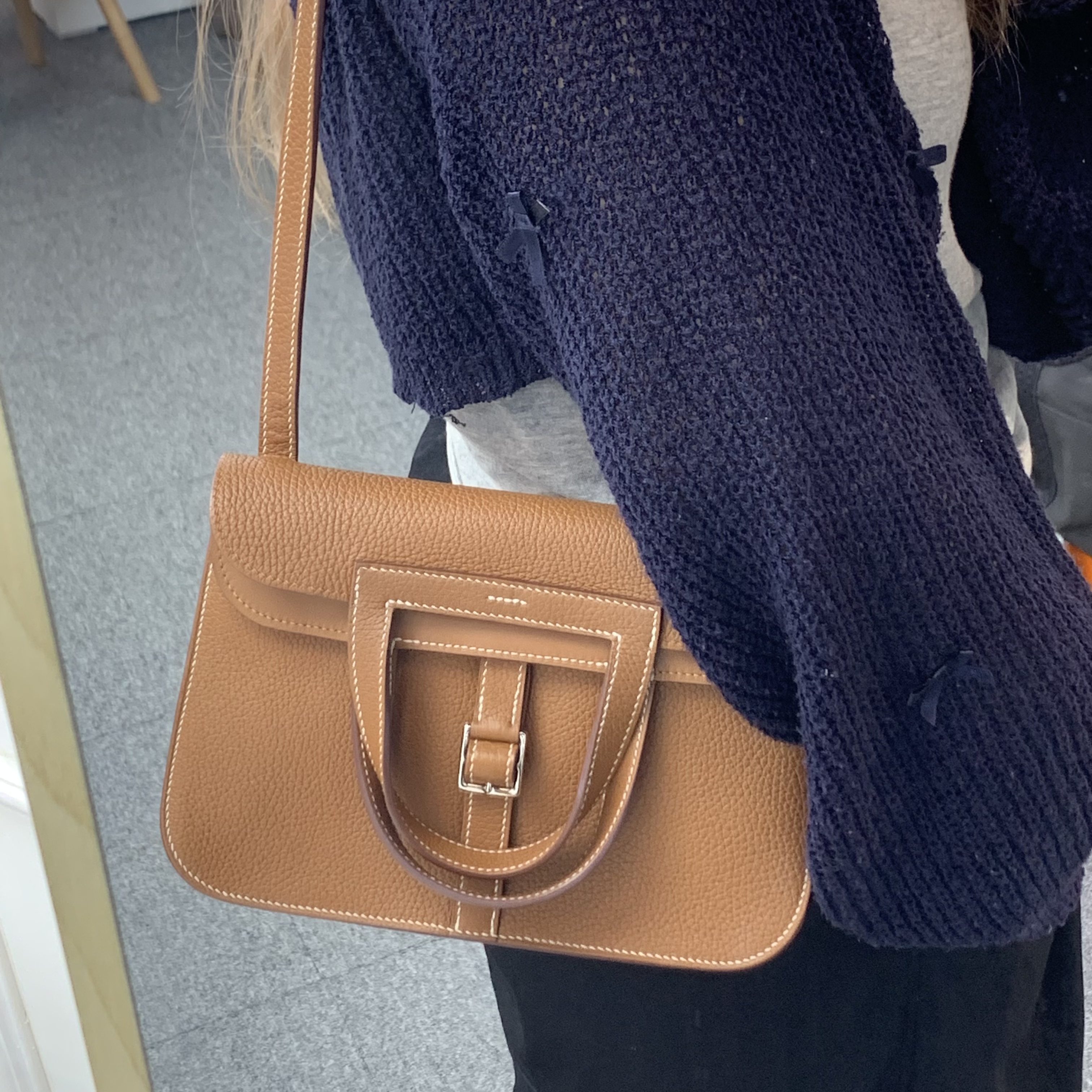 Full Set Hermes Halzan 25 金棕色