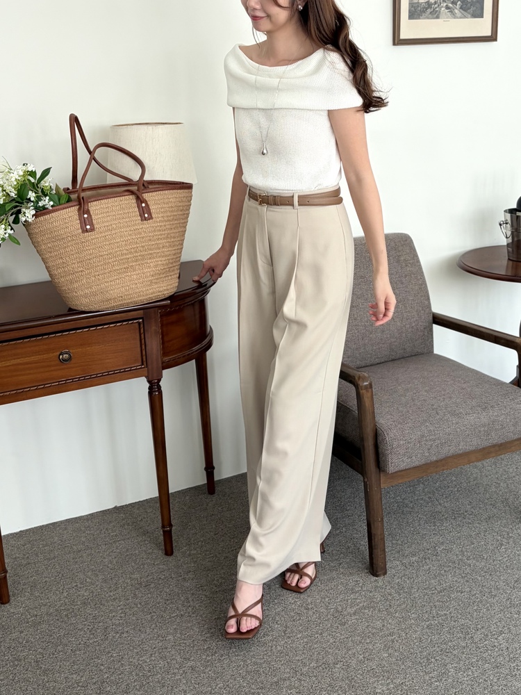 Linen Off Shoulder Top (White)