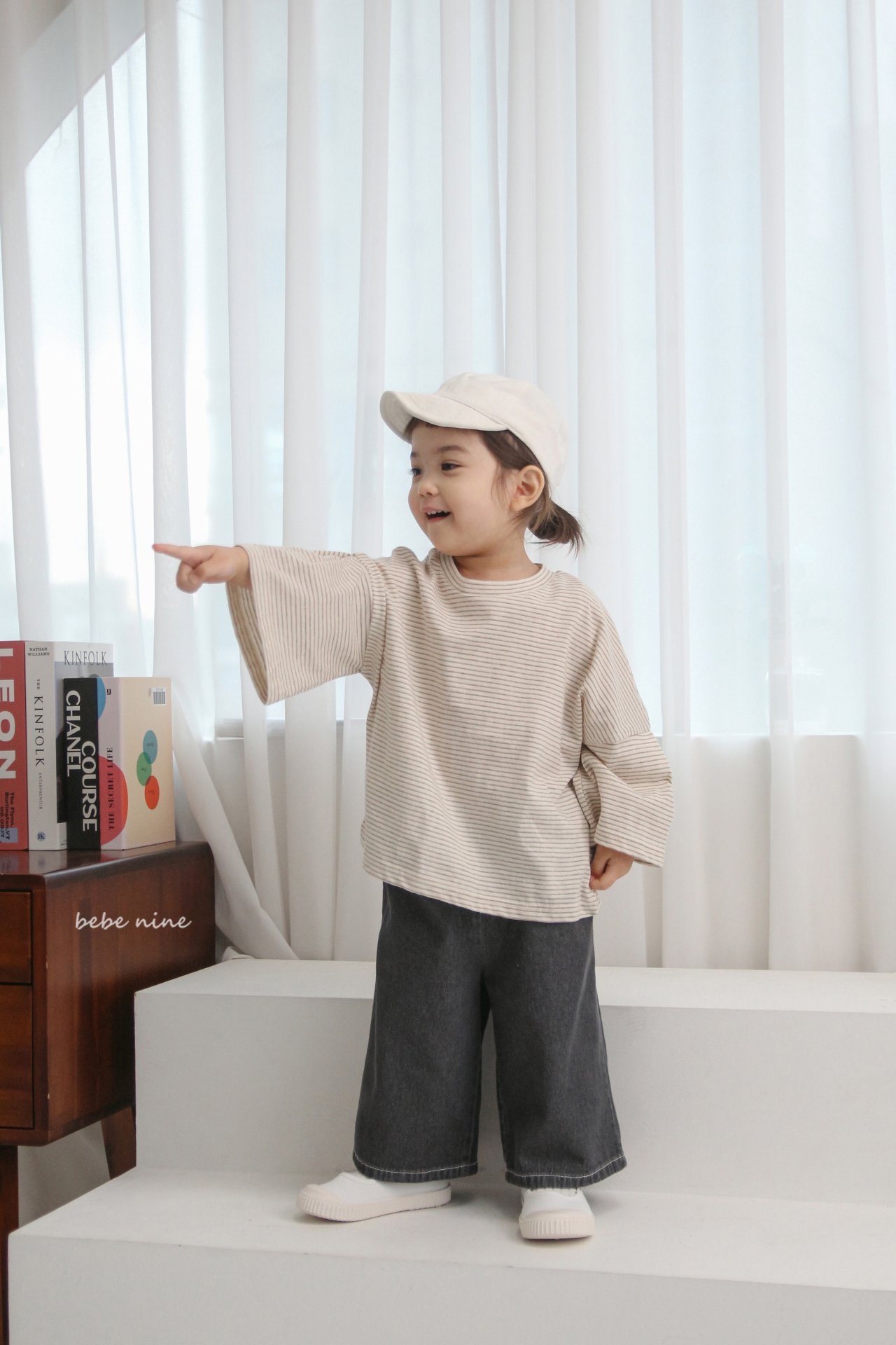 🌸預訂 韓國直送🌸🇰🇷Bebenine兩色日常寬鬆直腳牛仔褲