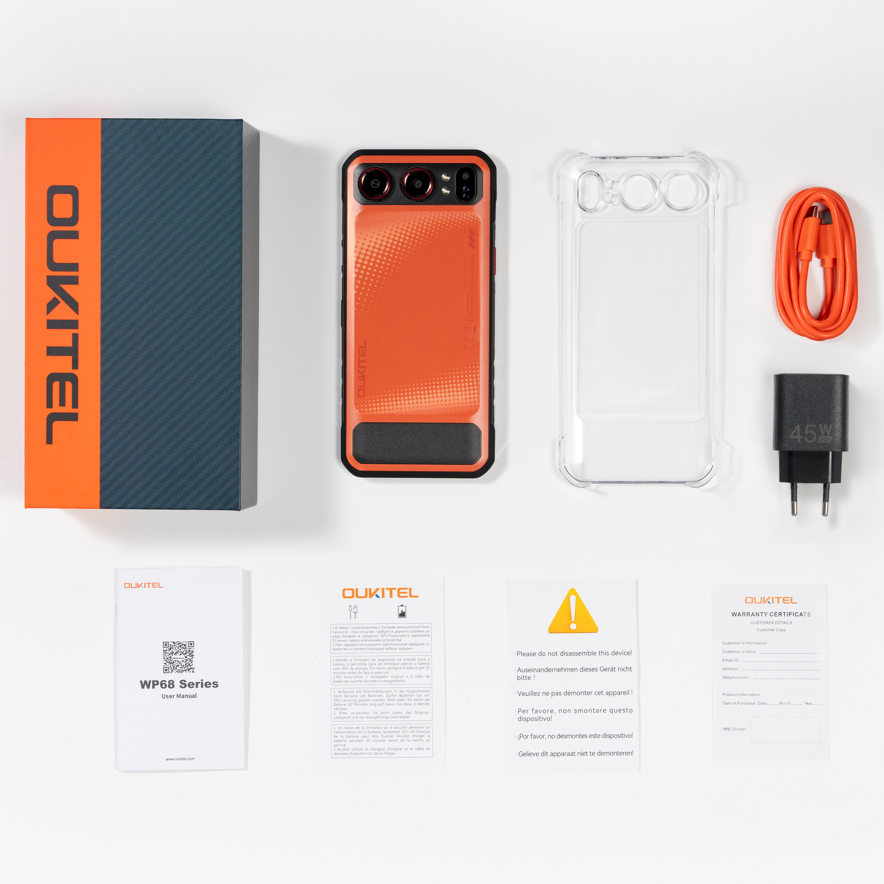 OUKITEL WP68 Air | 6.88吋 120Hz 8000mAh 夜視 超薄 三防手機