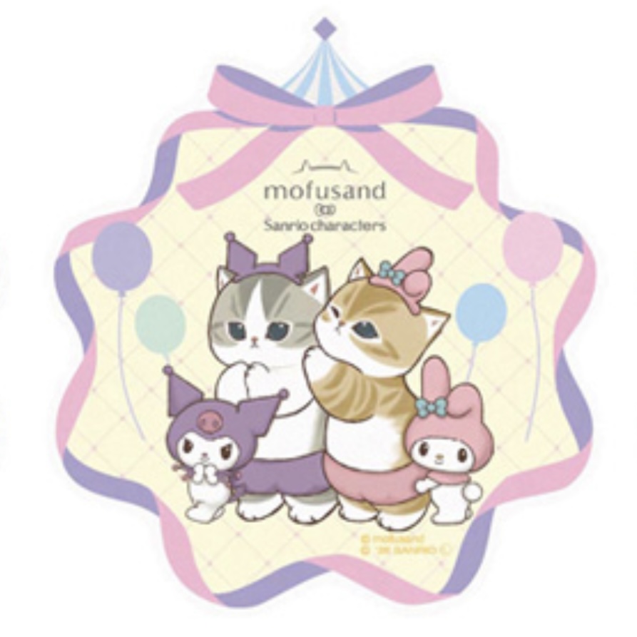 Mofusand 鯊魚貓 貼紙｜預訂