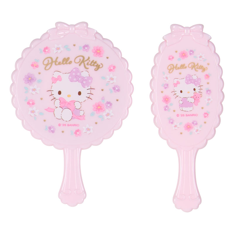 現貨｜Sanrio Hello Kitty 日版 鏡 + 梳 + 索繩袋 套裝 (32643-7)