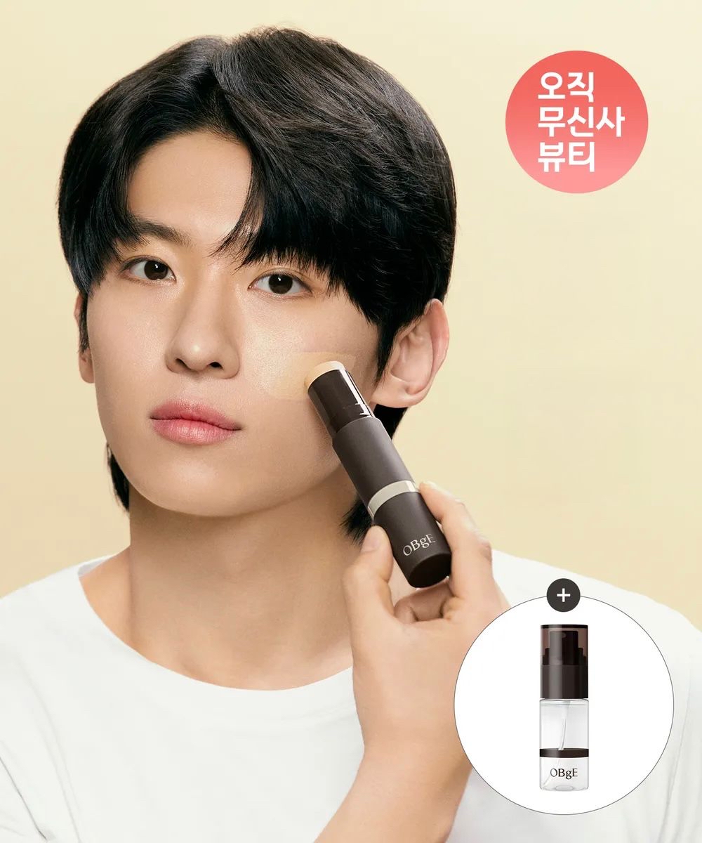 🇰🇷韓國OBge 自然遮瑕粉底液13g + 送多效合一清涼定妝噴霧 30ml