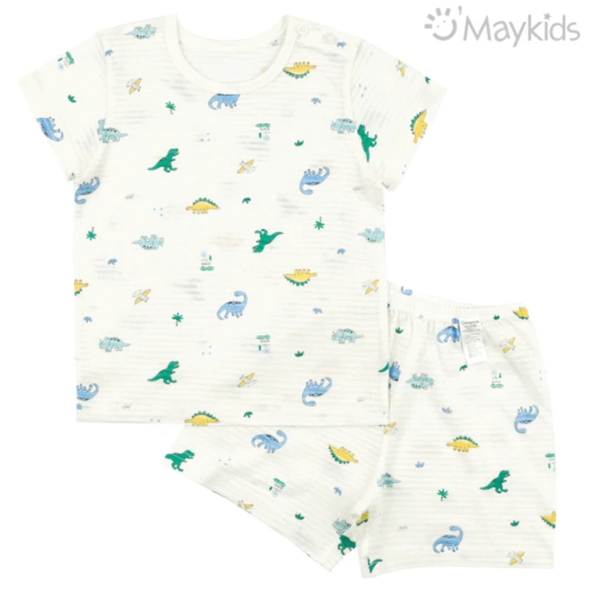 Maykids 5分袖家居服 (恐龍森林)