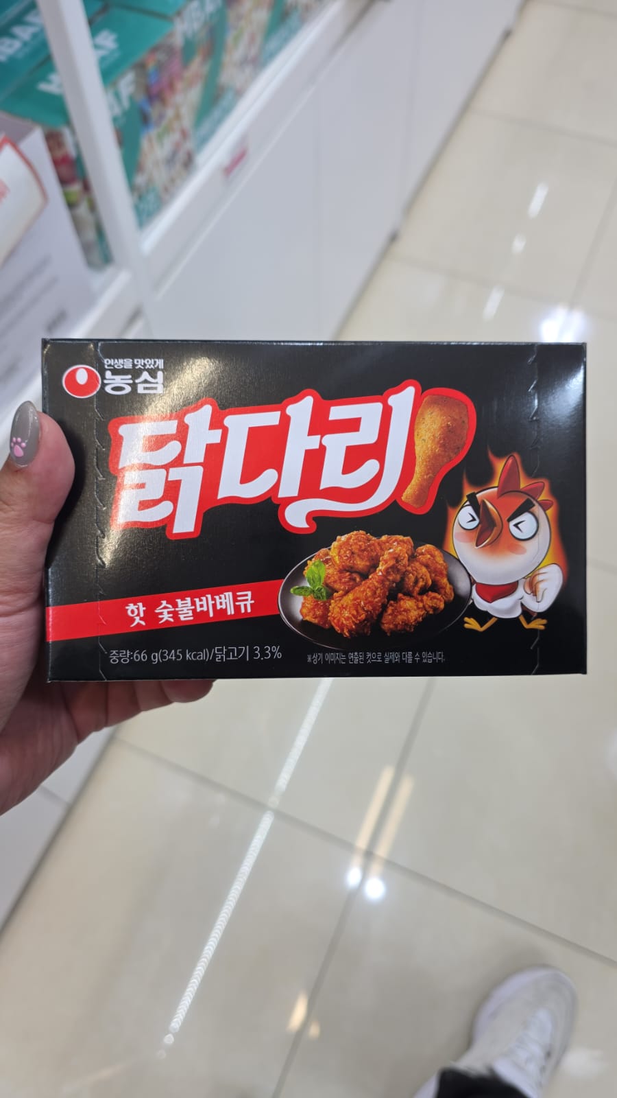 農心辣味炭烤雞腿餅乾