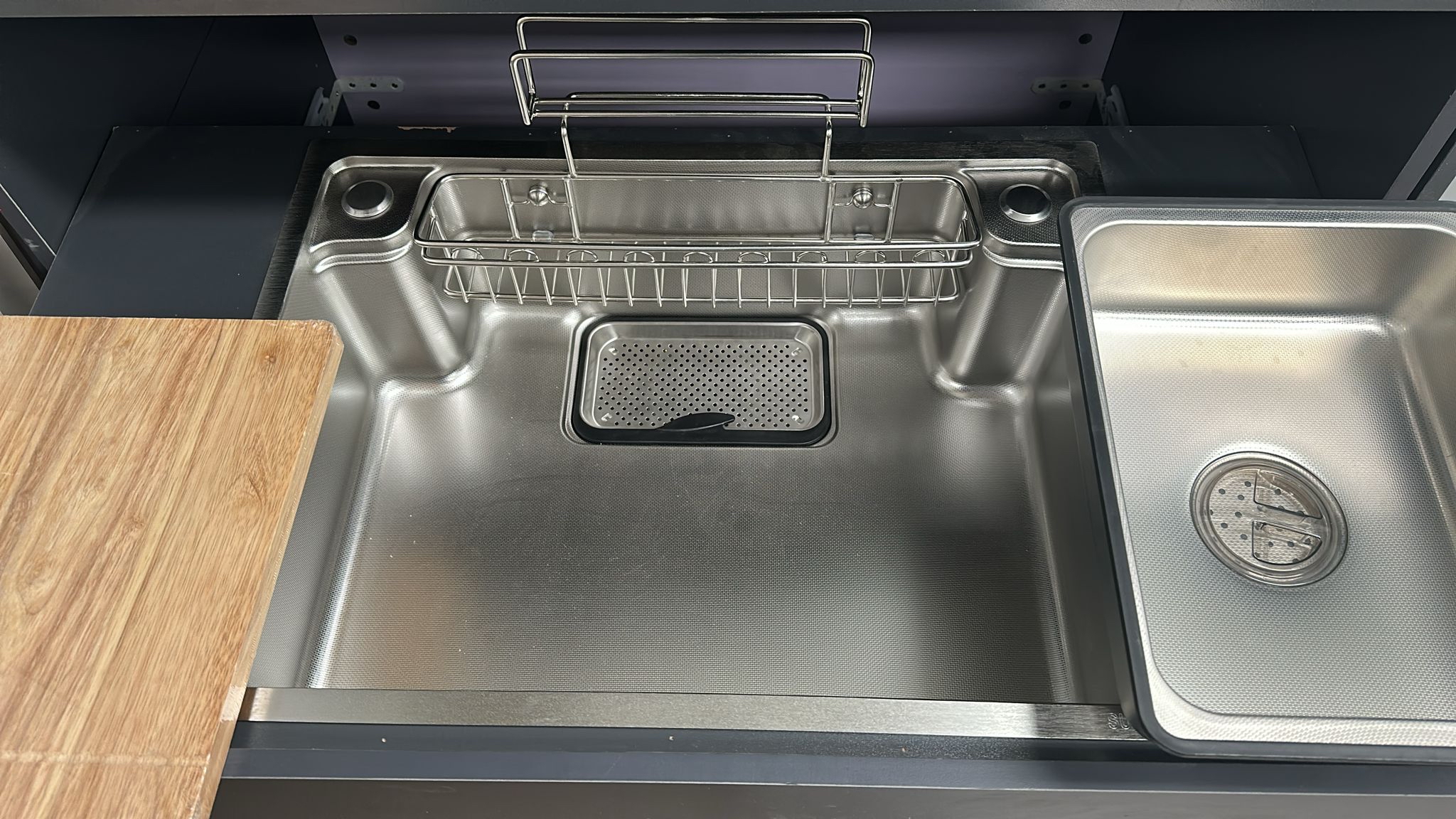 Well Bloom Italy不銹鋼枱上枱下兩用多功能日式鋅盤 (WBJ6045WL) 600mm x 450mm 