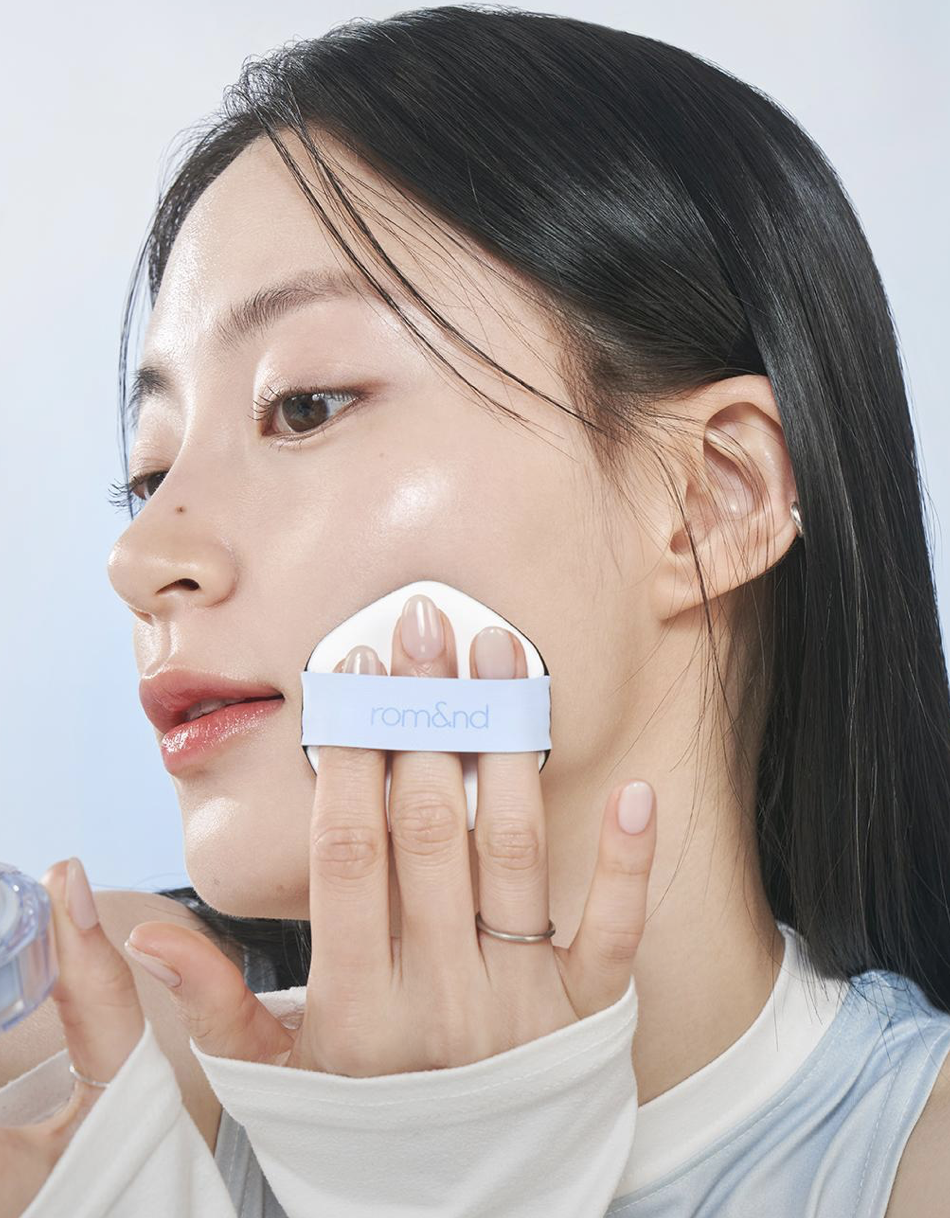 韓國 Romand X Miffy 乘聯 裸光水感 精華氣墊粉底 1+1 + 送Miffy粉撲｜rom&nd BARE WATER CUSHION