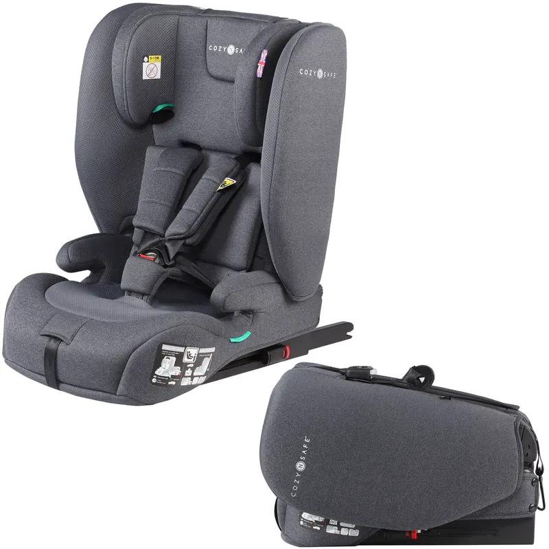 Cozy N Safe Cygnus i-Size 兒童汽車安全座椅（76–150cm，附旅行收納袋）15個月至12歲 黑色