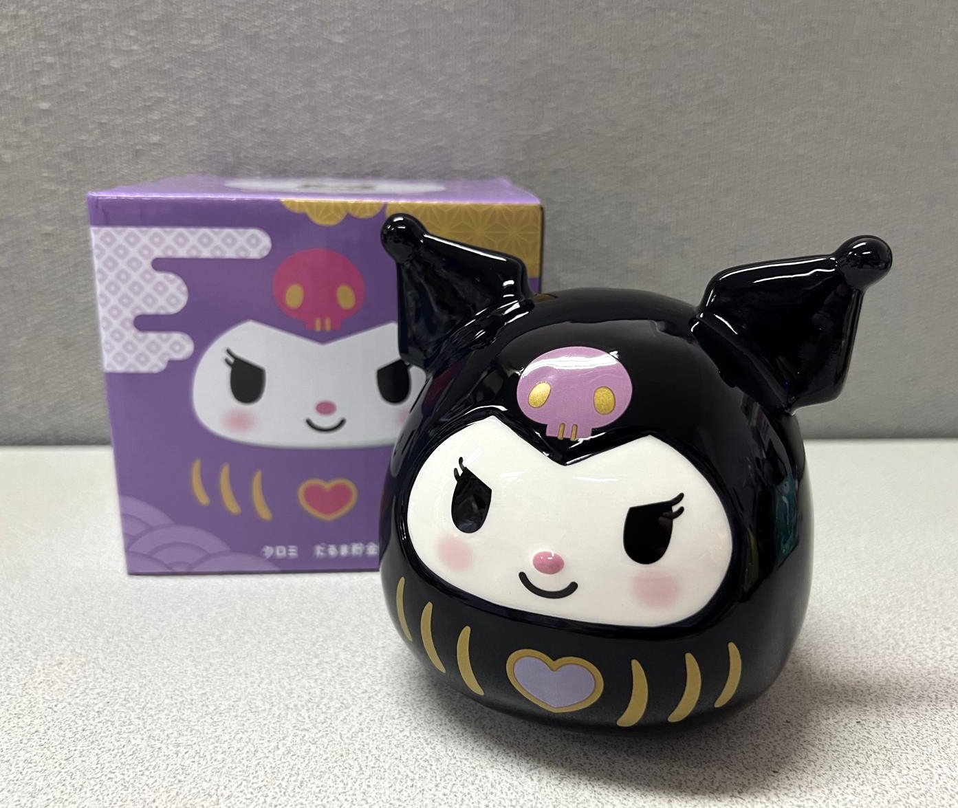 🎌日本直送🎌Kuromi 達摩造型錢罌