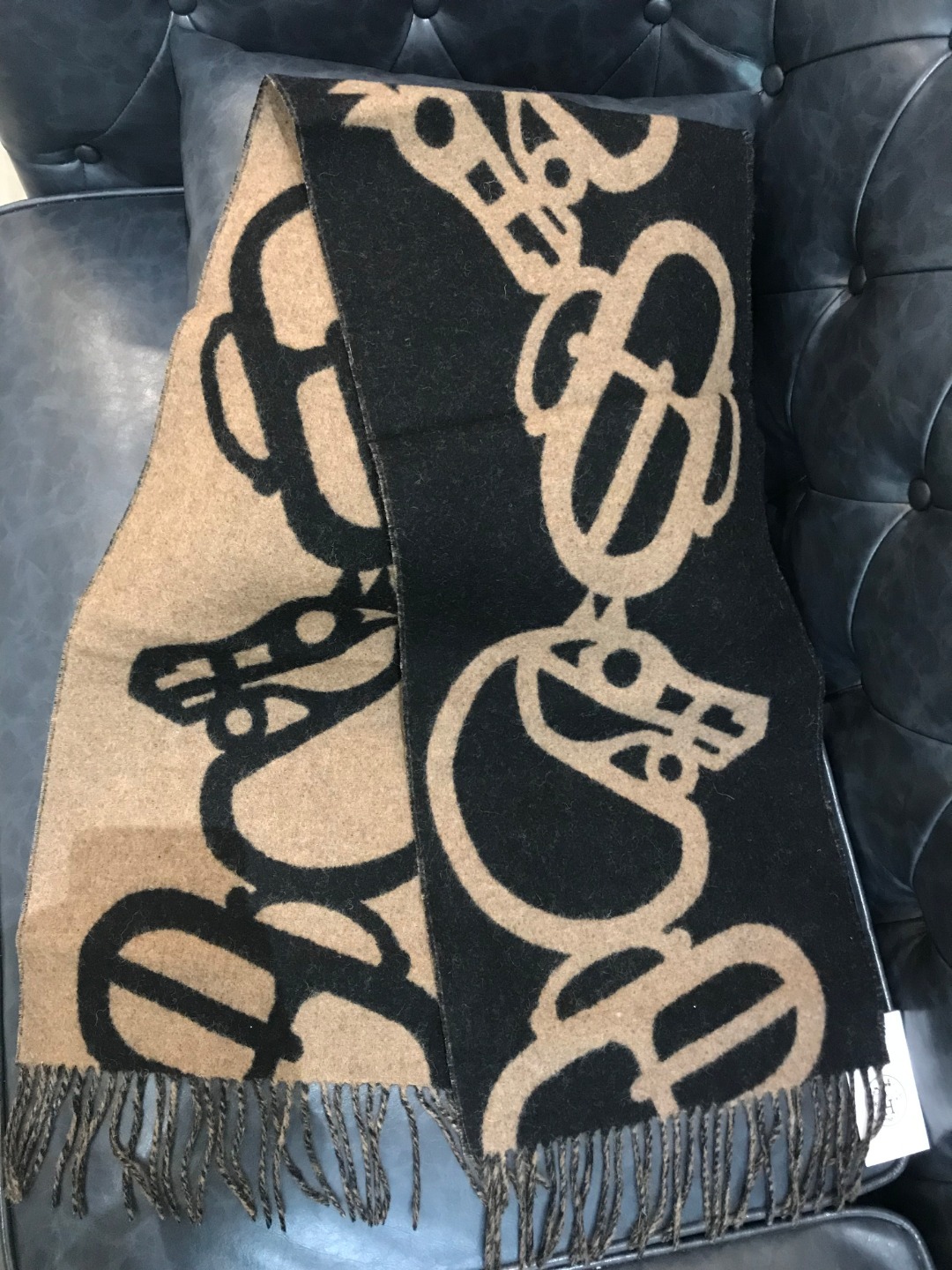 【現貨】【原單】Hermes 馬頭頸巾cashmere 