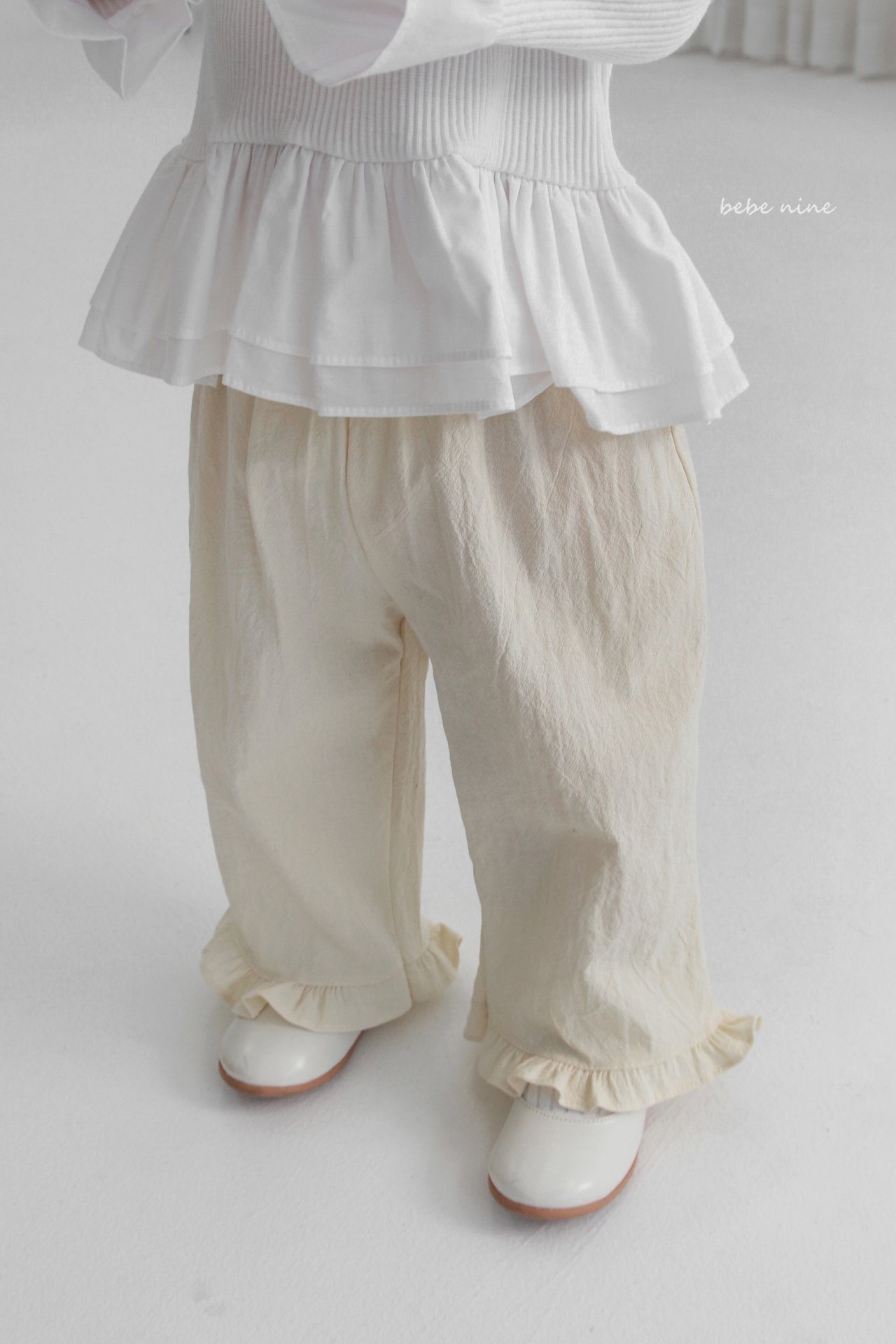 🌸預訂 韓國直送🌸🇰🇷Bebenine三色荷葉邊寬鬆褲