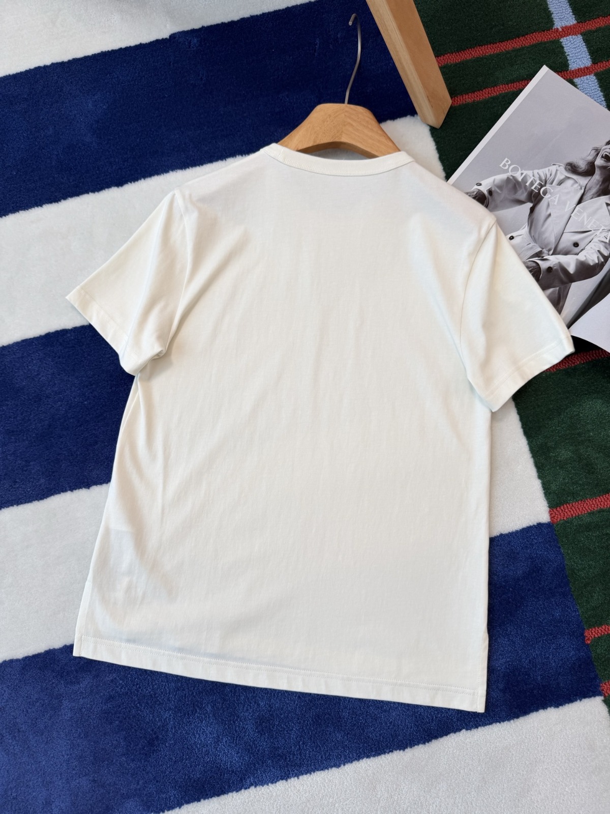 【頂級原單】GUCCI  中等厚度棉質針織壓紋短袖Tee