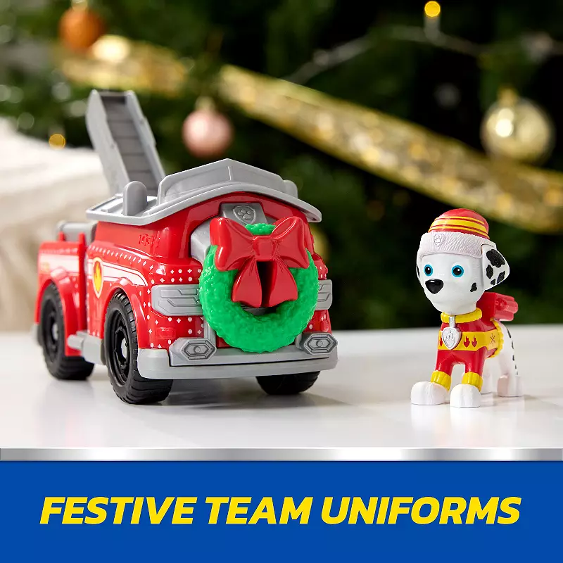 Paw Patrol 汪汪隊 Marshall Holiday Fire Truck 聖誕消防車玩具套裝 兒童玩具車 3歲+｜Model No. 待補