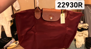 22930R RED BAG LC 包包 酒红色 大 (450)