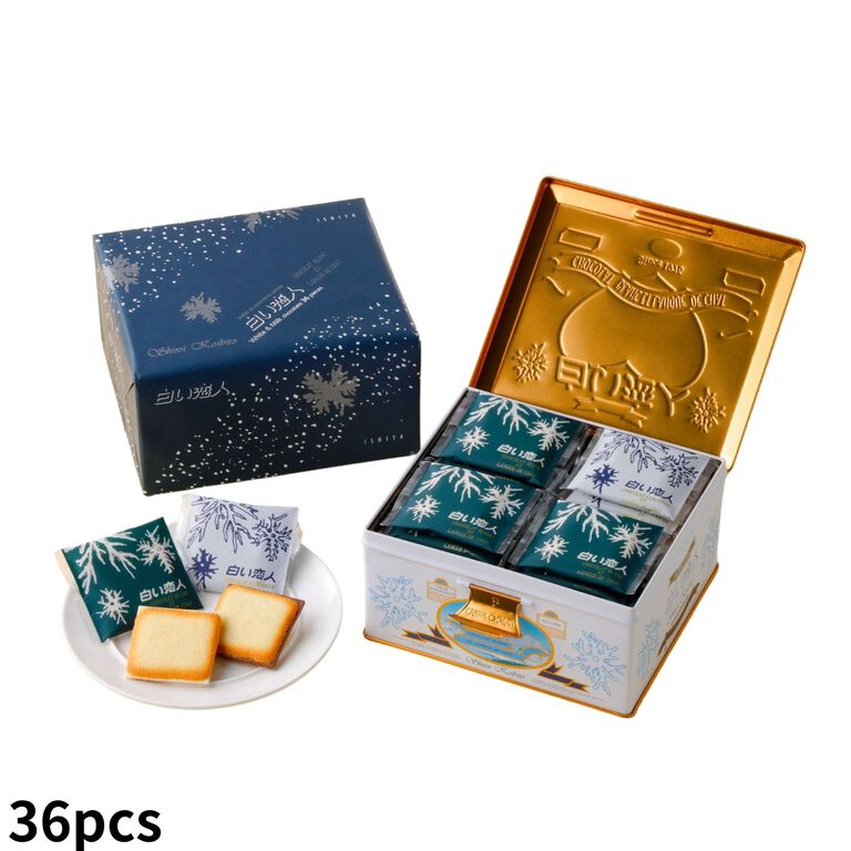 Shiroi Koibito [白い恋人] White＆Milk Chocolate Cookies