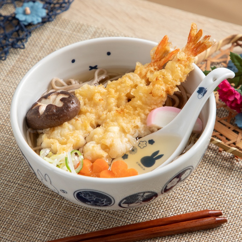 miffy MF限定 陶瓷 和風 烏冬碗 連匙羹