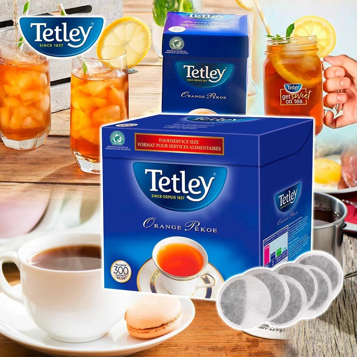 【預訂】 Tetley 英式紅茶 (1盒300包)