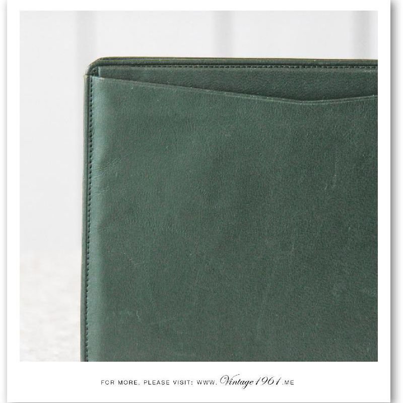 Green Leather Letter/Passport Case (EV269)