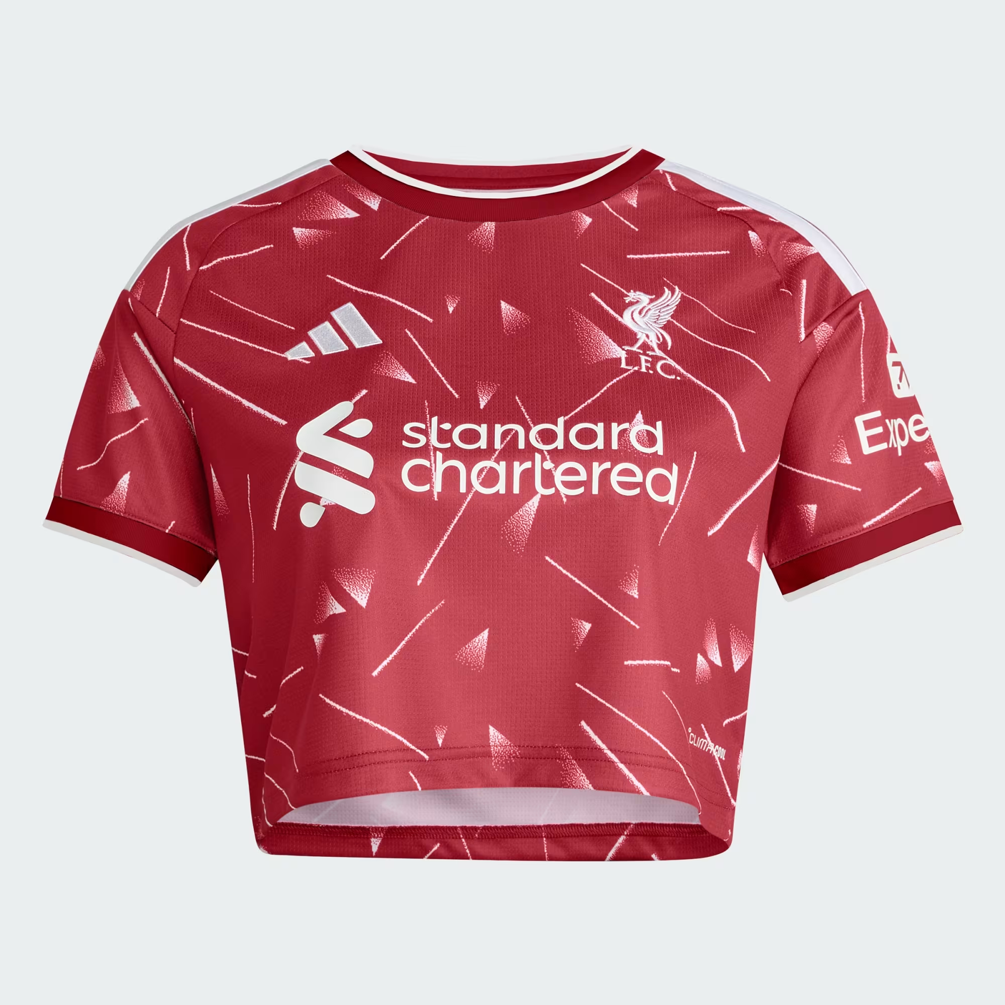 🔴⚪重塑八十年代經典 Adidas Liverpool 利物浦 2026-27 女裝主場短版球衣 (可加印字章) KB8260
