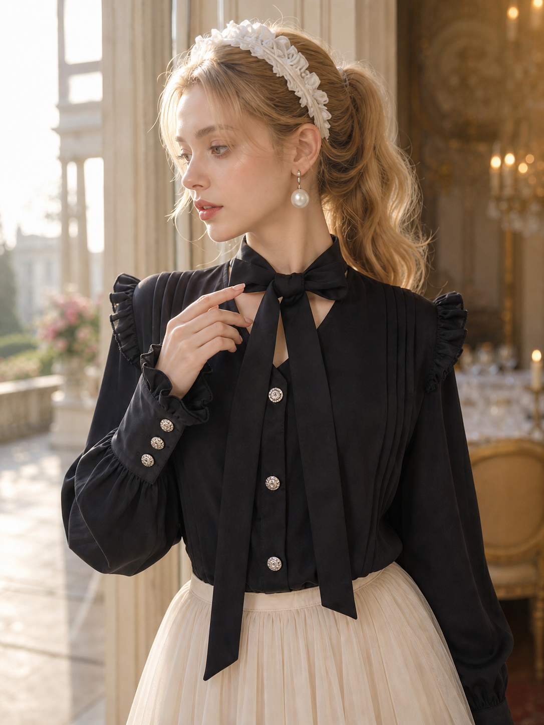 維多利亞貴族收藏公主袖級禮服 The Midnight Heiress Victorian Gown