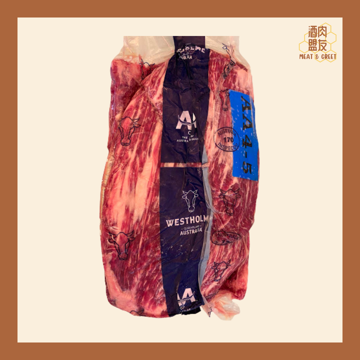 急凍/冰鮮MB4-5和牛肉眼頂 (價錢以每kg為單位計算)