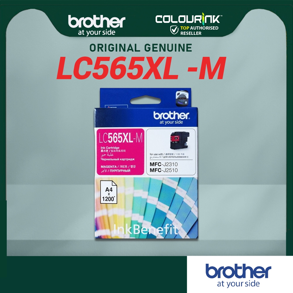 Brother Original Genuine LC569XL LC565XL Black Cyan Magenta Yellow Ink Cartridge for MFC-J2310 MFC-J2510 lc567