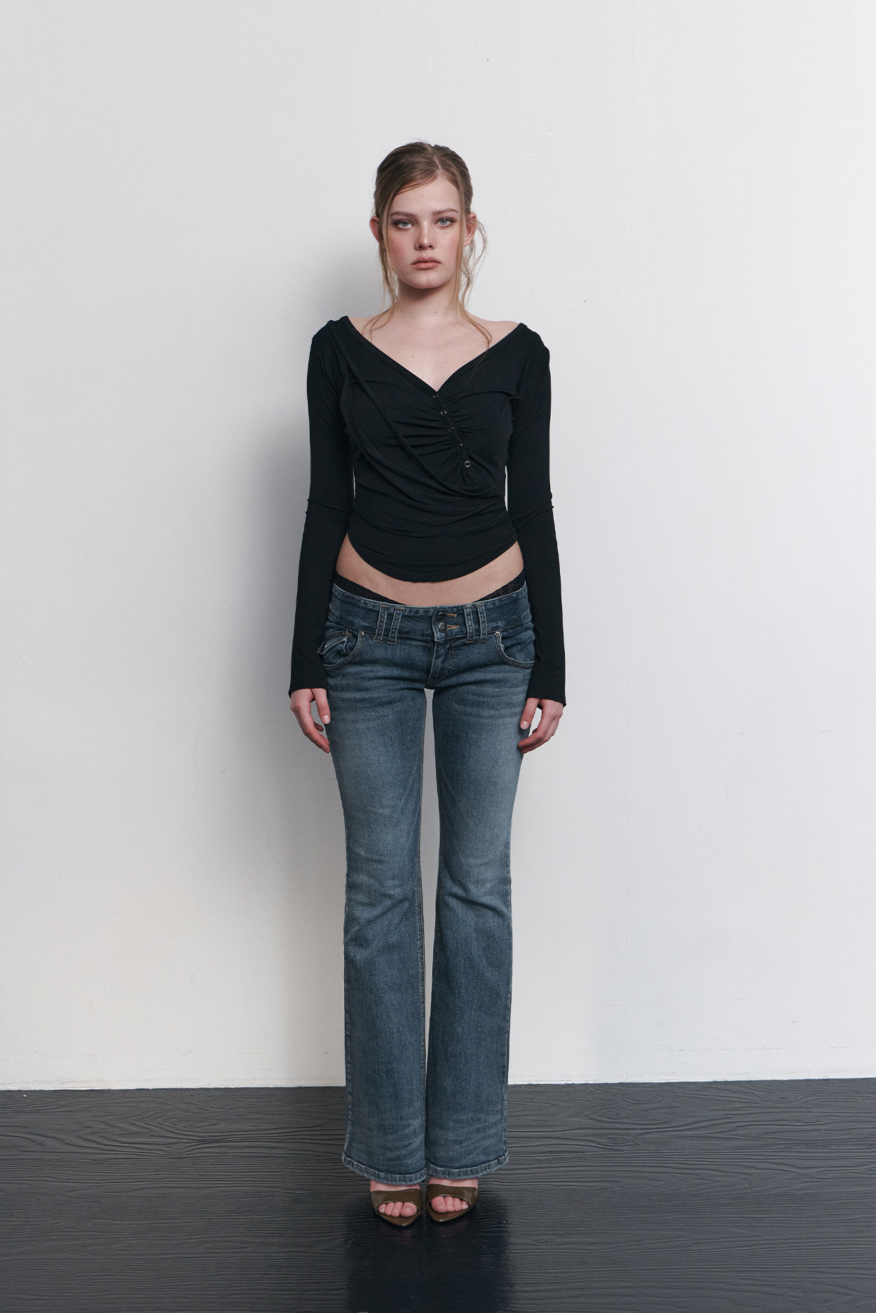 pleaseNOFOLLOW - Deba Long Sleeve Top (Black)