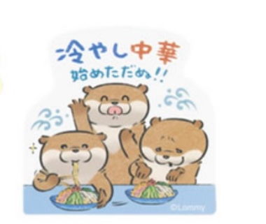 愛說謊的水獺 貼紙｜預訂