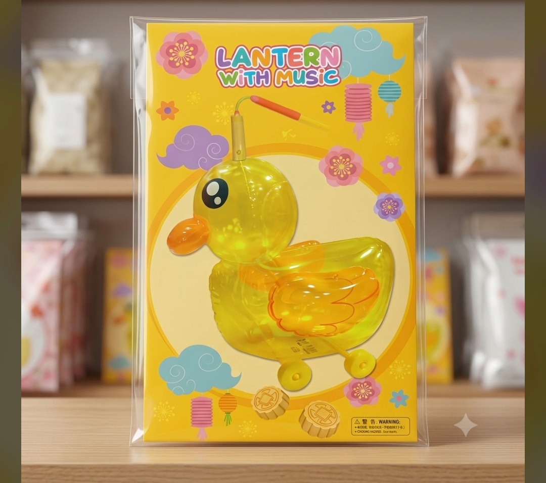 香港懷舊鴨仔吹氣燈籠有轆
