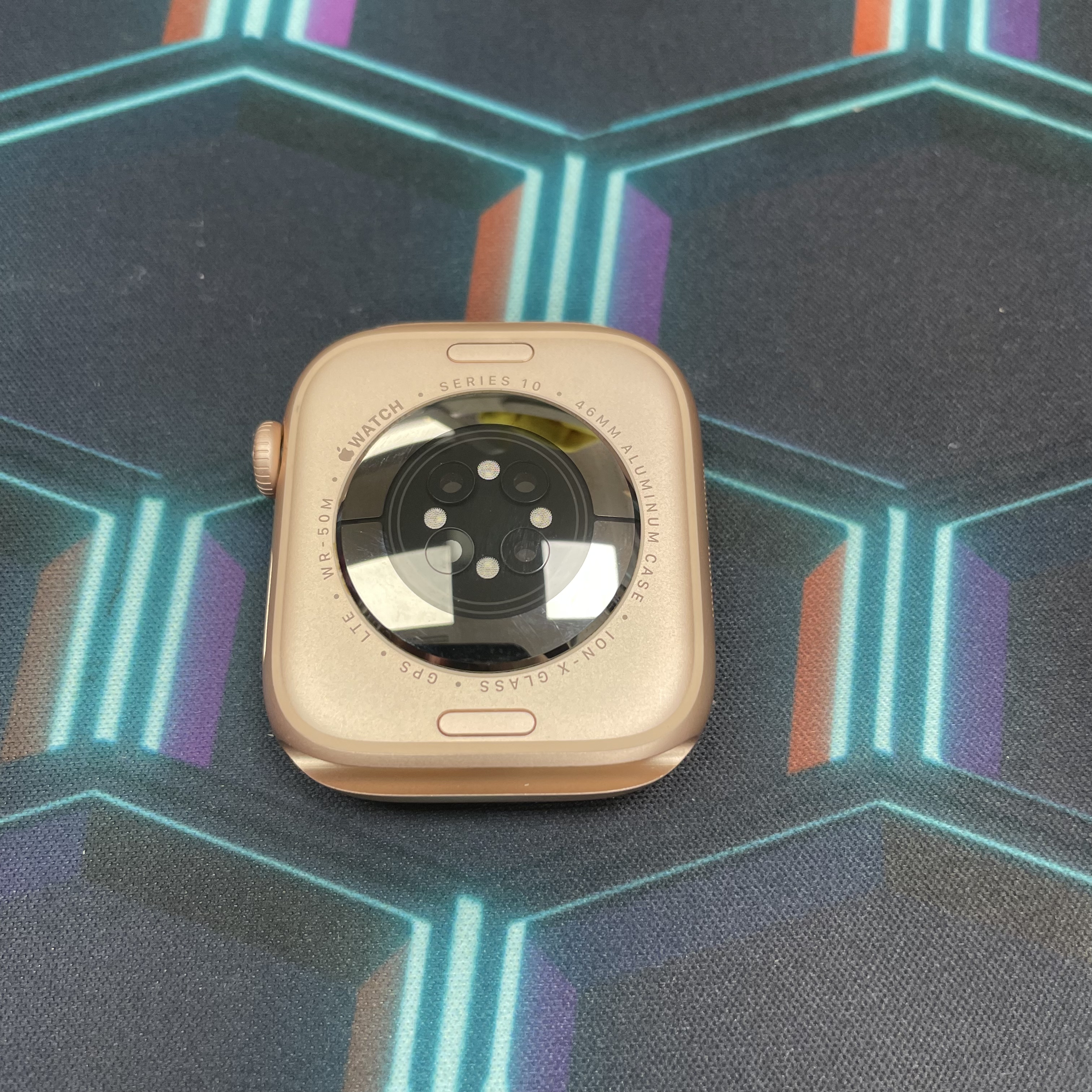 *6380 Apple Watch Series 10 LTE版 完美機 64GB 46mm 玫瑰金 rose gold 