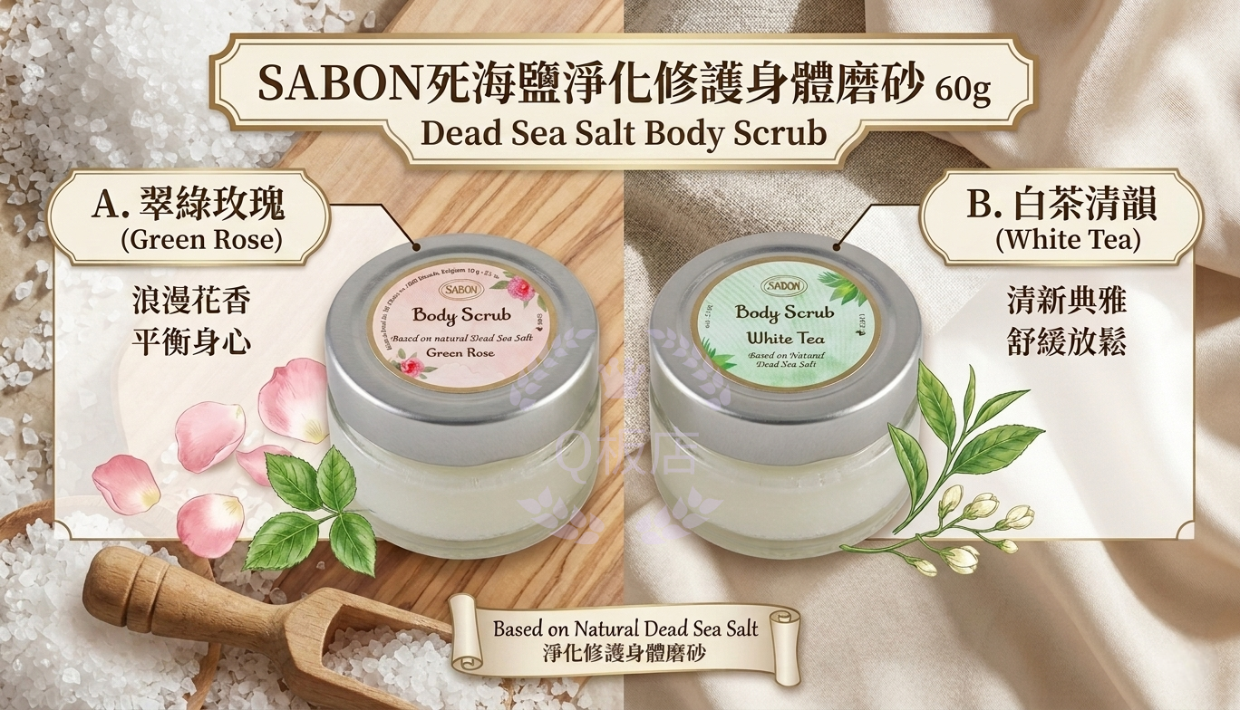 SABON死海鹽淨化修護身體磨砂 60g