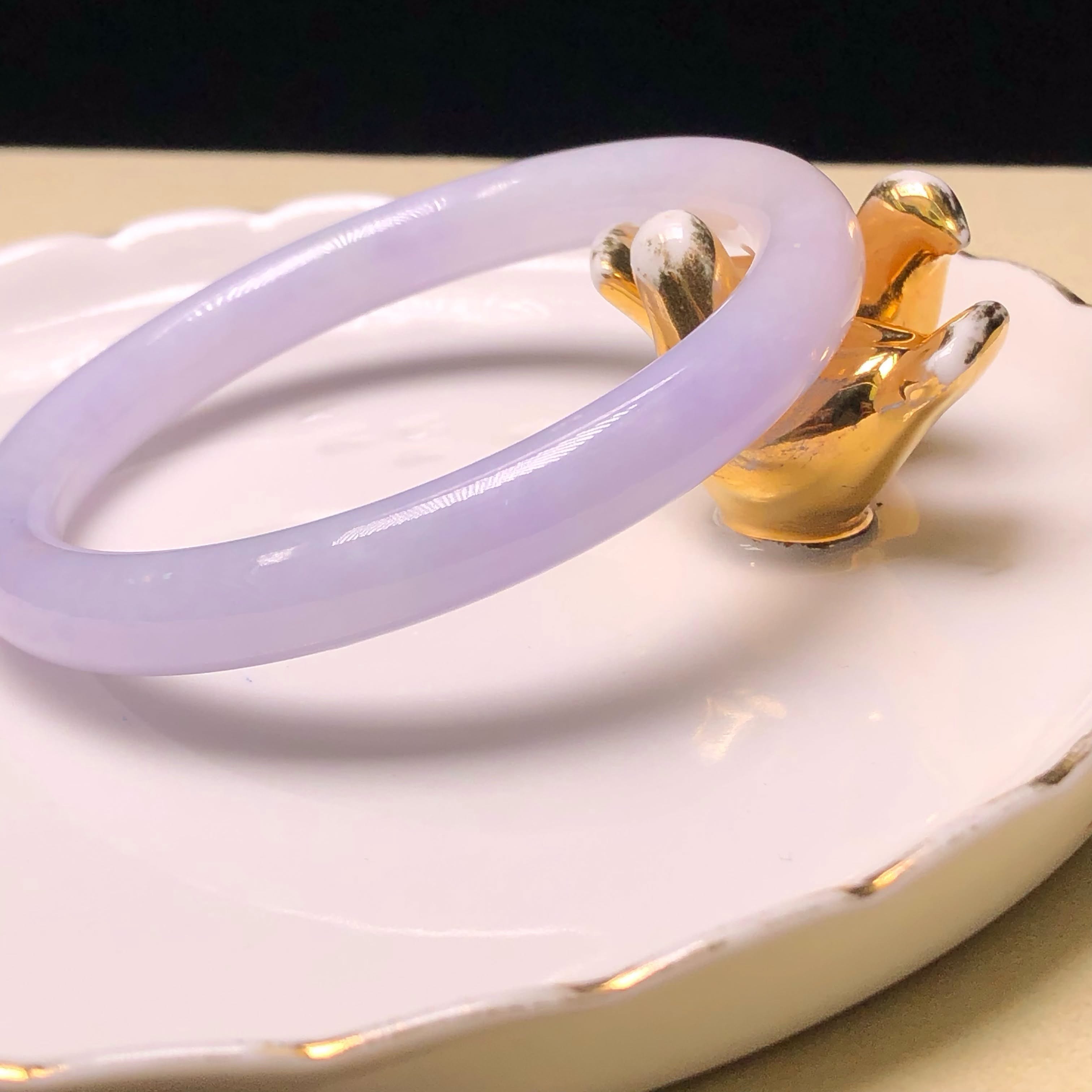 C06812 木那茄紫圓鐲56.4mm