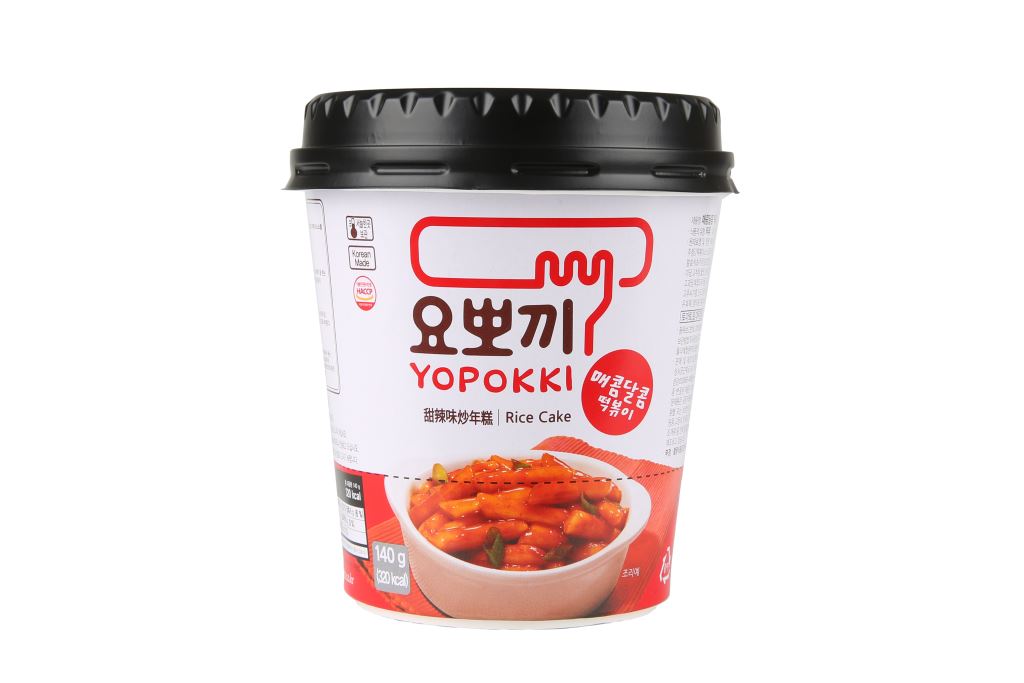 韓國辣味年糕(附甜辣年糕醬) (杯裝) | 140g  | Yopokki Spicy Rice Cake (With Spicy Rice Cake Sauce) (Cup Set)