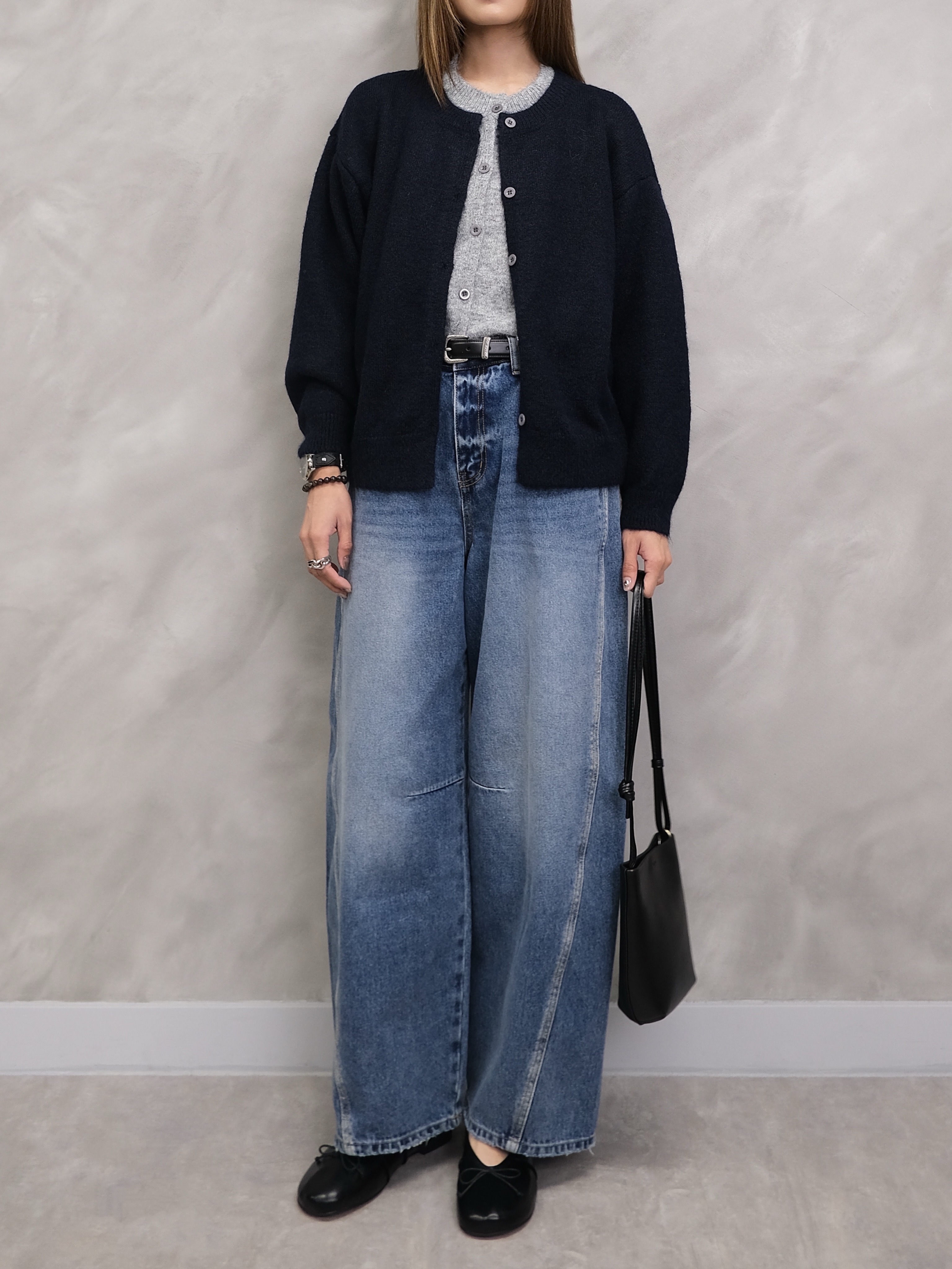 (Unisex)Textured Layer Cardigan #jk34