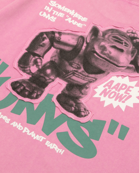 AAPE OVERSIZE fit AAPEUNVS graphic tee (1880) 寬鬆版