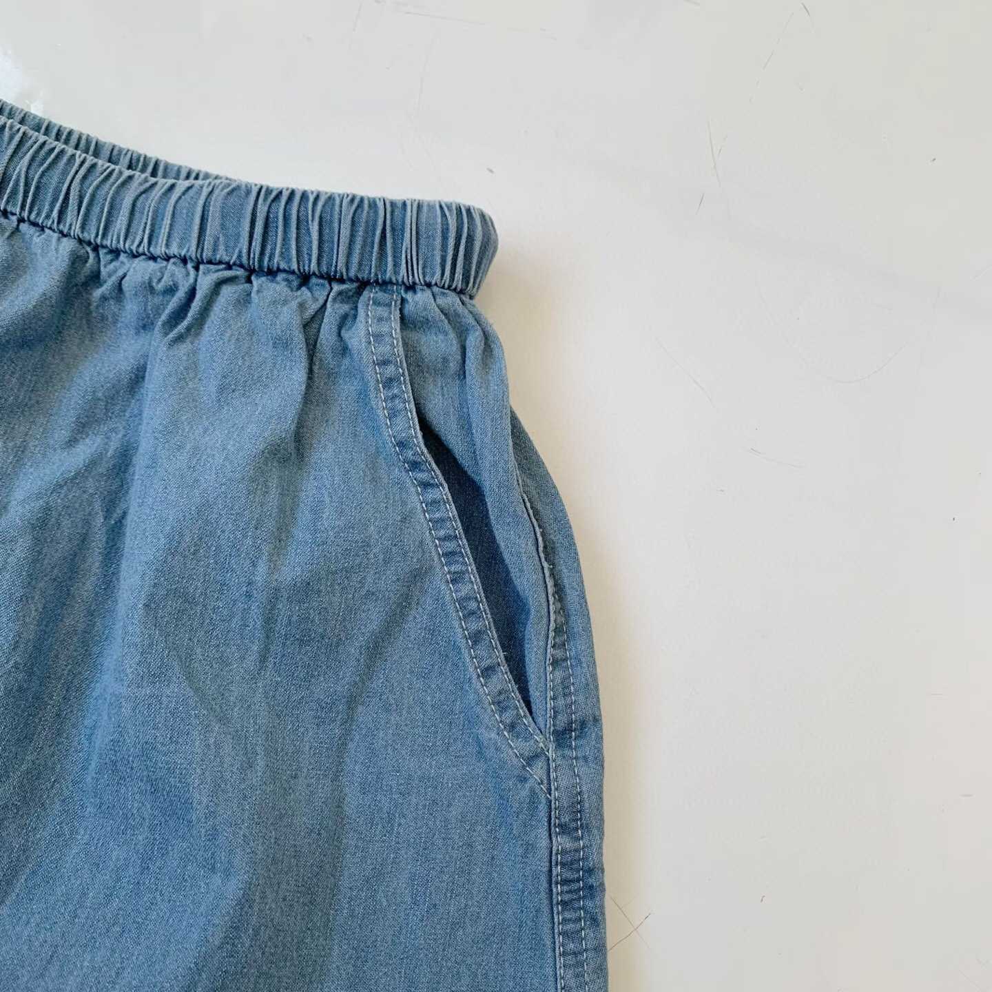 預訂 Danton鬆緊腰休閒牛仔裙 [貨號26A1410]