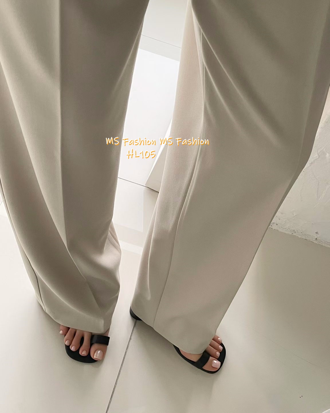 HL105 韓國🌼Howluk靚料闊筒西褲