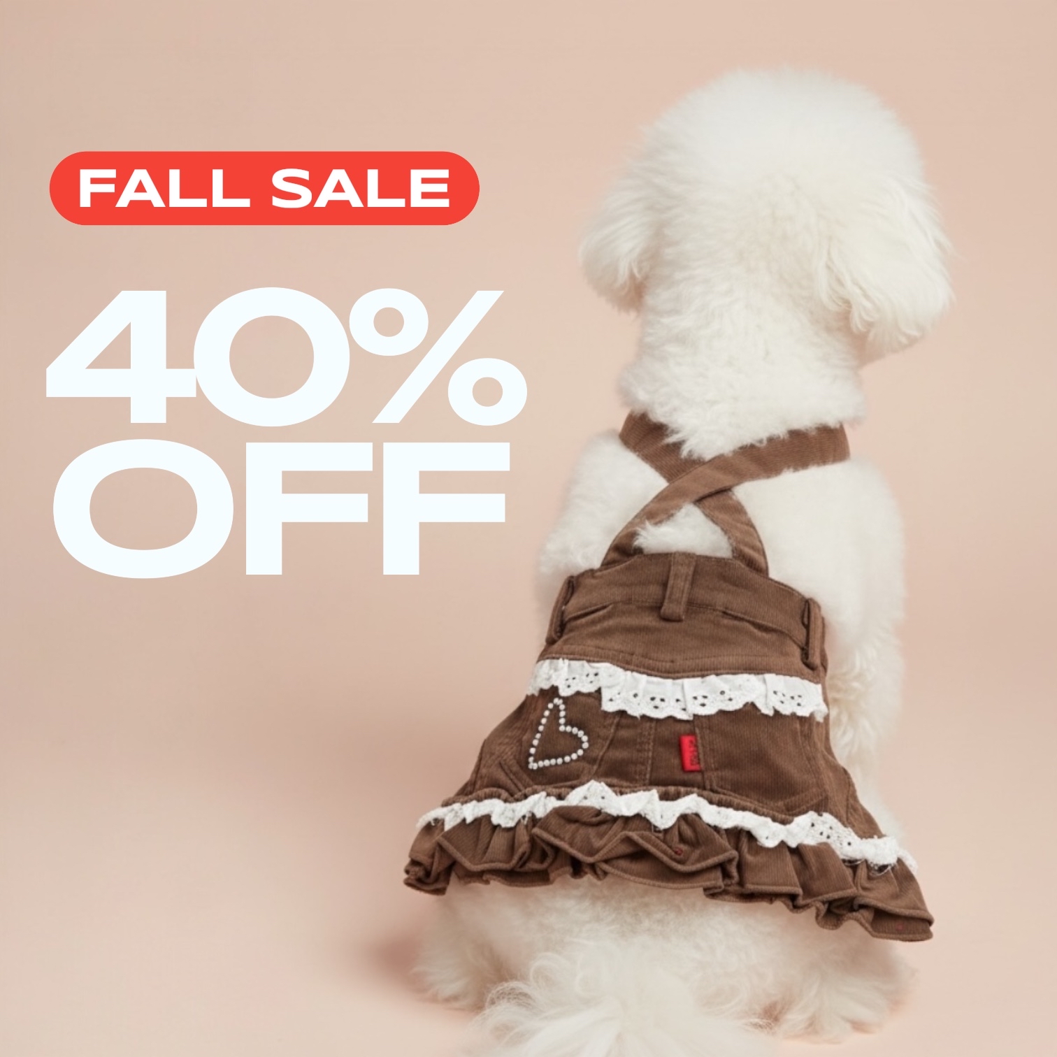 S277BN Mavis Skirt 白花邊燈芯絨半截裙