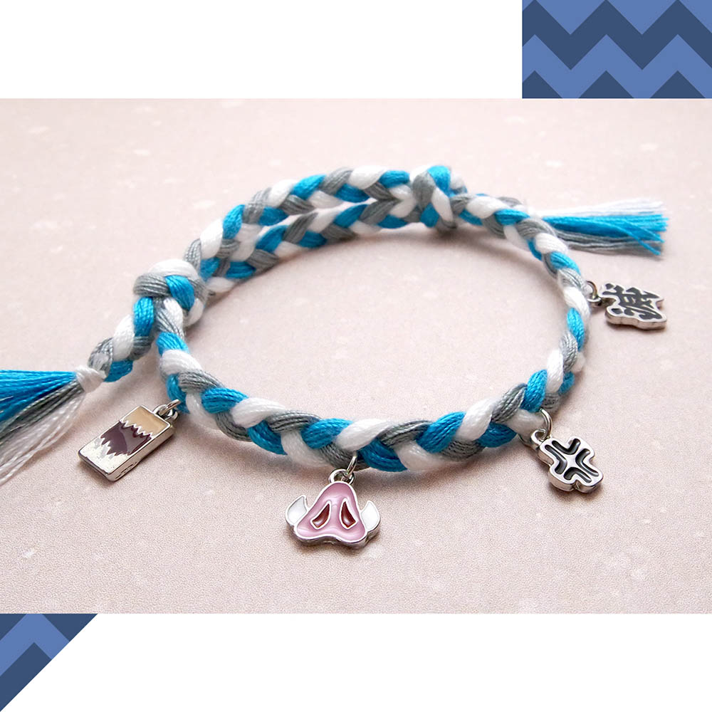 📦訂購 台灣限定 STORY 故事銀飾 鬼滅之刃造型 伊之助款 手鏈 手繩