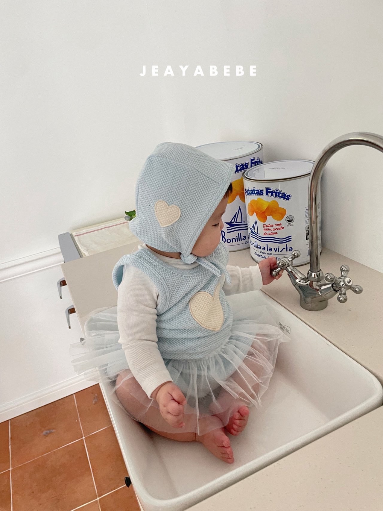 🇰🇷Jeayabebe set (帽+馬甲背心+褲）