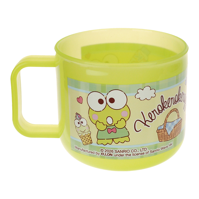 Kerokerokeroppi 230ml BPA Free Plastic Cup with Lid 膠杯連蓋