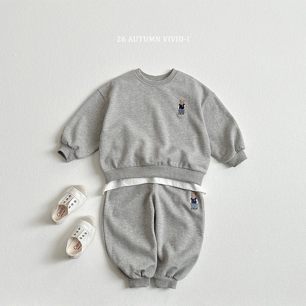Vivid | Embroidery bear upper and lower