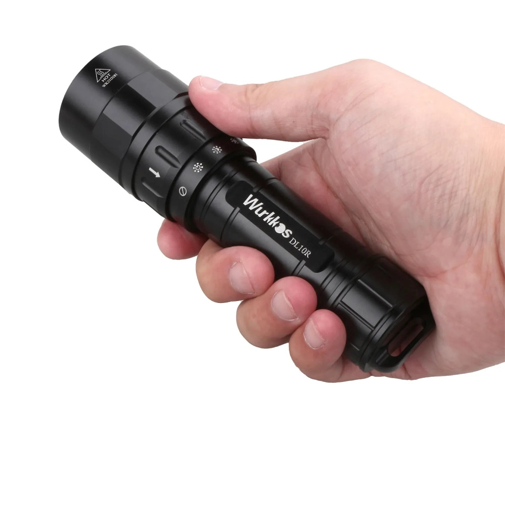 Wurkkos DL10R USB C 可充電強光 4500lm XHP70.2 21700 手電筒潛水燈帶磁控開關水下手電筒