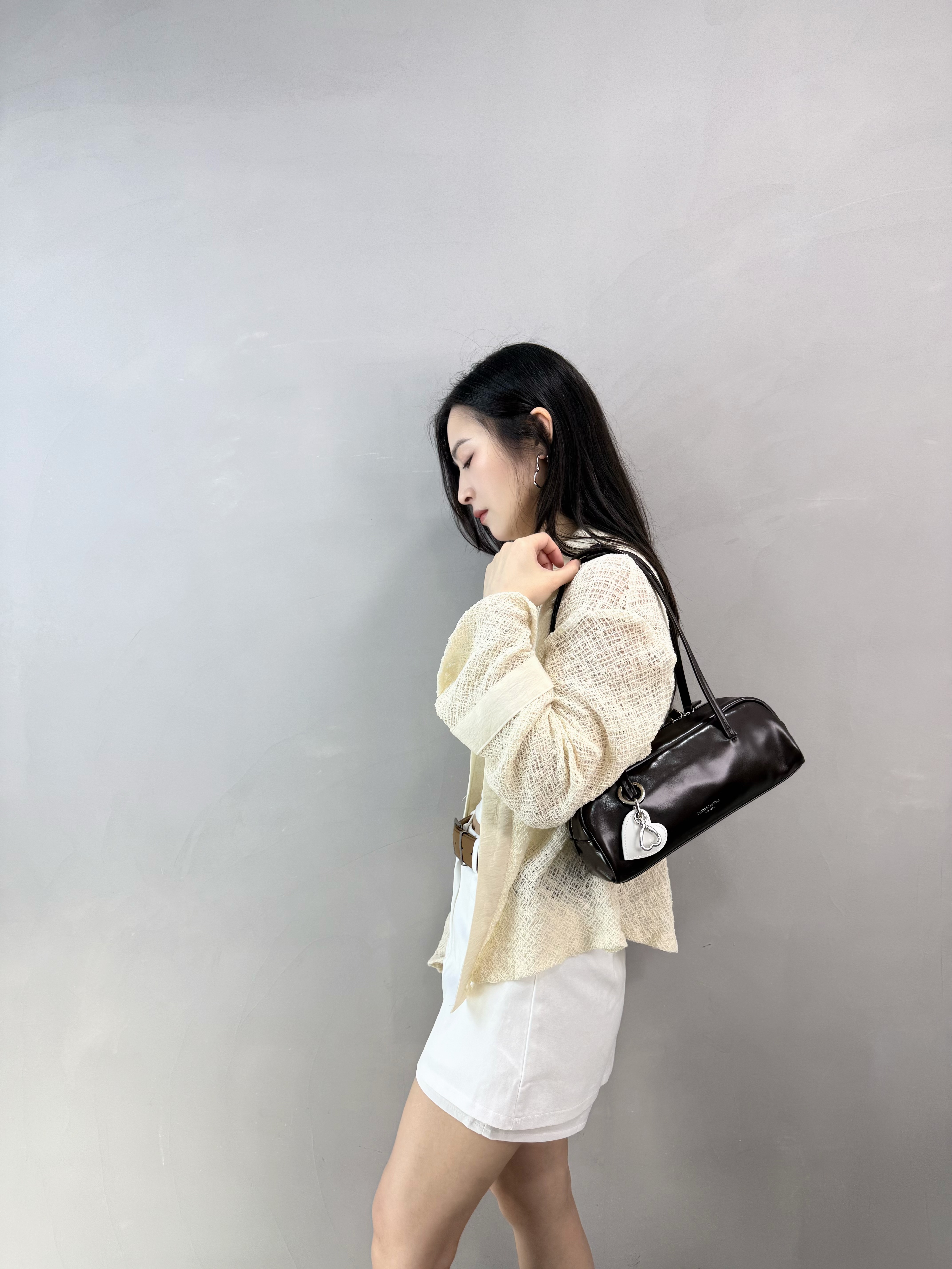 K87 兩著綁帶通花Top