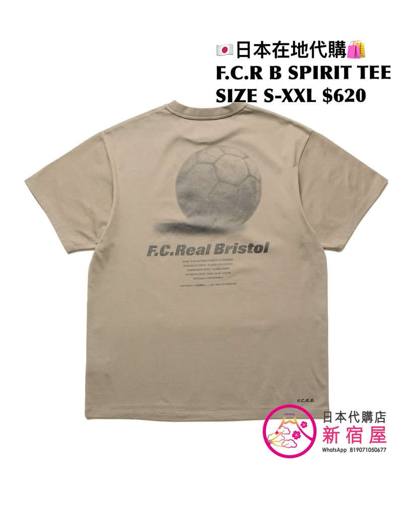F.C.REAL BRISTOL GODDESS TEE/ SPIRIT TEE/ SHADOW EMBLEM TEE/ 56STARS TEE 