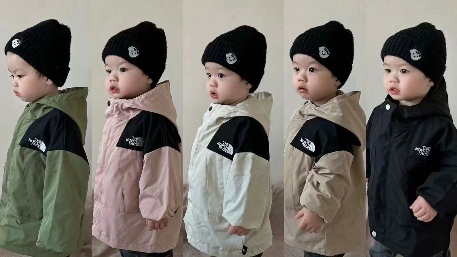 TNF 三合一親子沖鋒衣外套 - 1件 現貨 (瑕疵品)