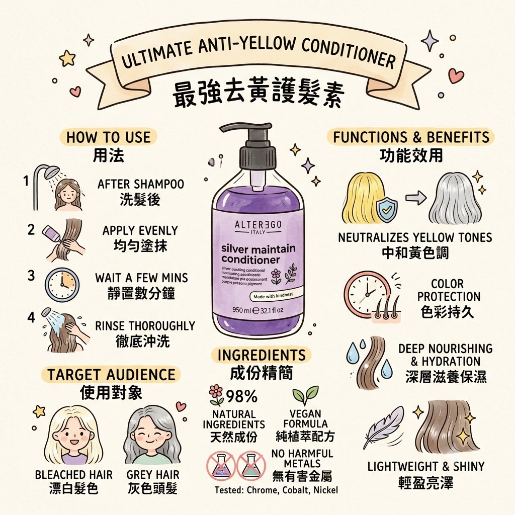 Alterego silver maintain conditioner
