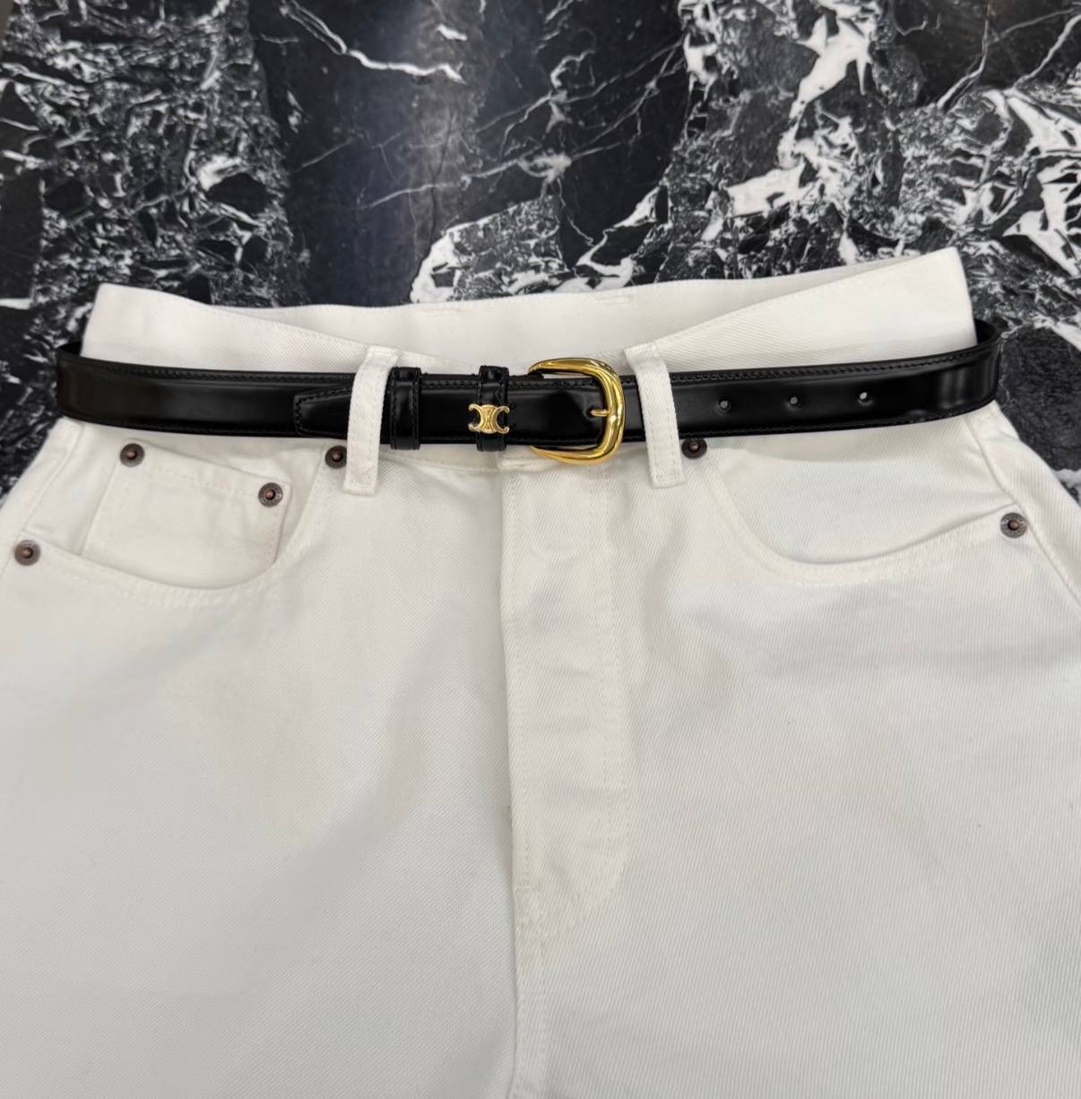 限時優惠✨訂貨🍒Celine 2.5cm Vivienne belt   小logo 更低調 Size 75/80/85/90