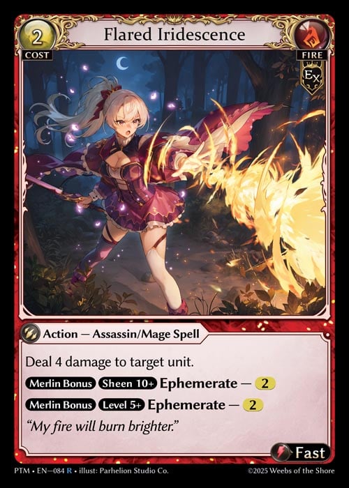 Flared Iridescence / PTM-084 (R)