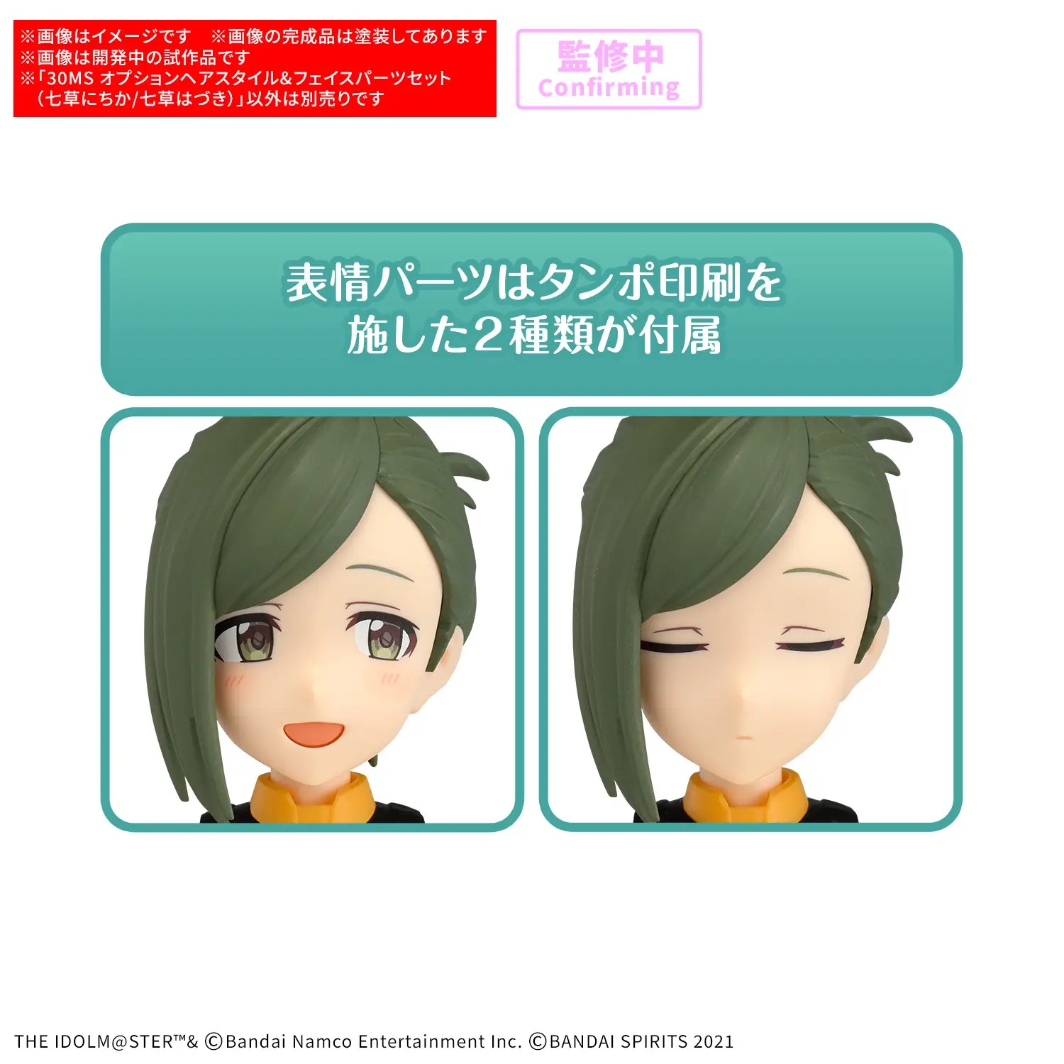 30MS Option Hair Style & Face Parts Set (Nichika Nanakusa/Hazuki Nanakusa)